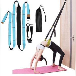 New Blue/Black Yoga Stretching Strap-Back Bend Door Stretching Strap